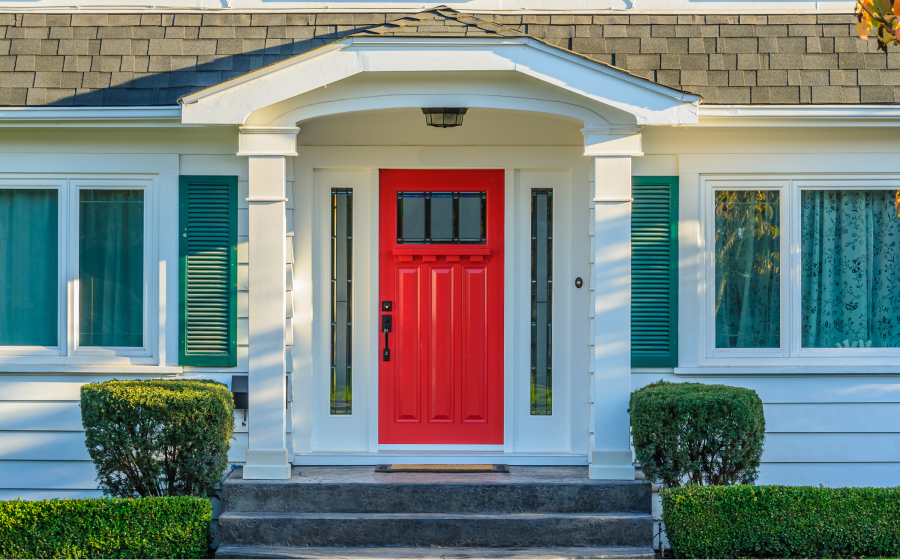 Repaint, refinish, or replace your front door